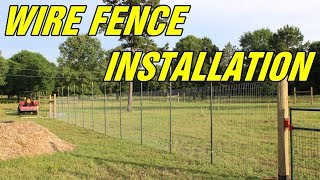 Wire fence instalation for your orchard or garden [upl. by York]