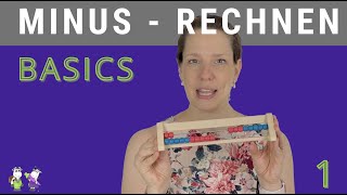 Minus rechnen 🧮 für Anfänger  Basics  Das muss sitzen [upl. by Nesrac]