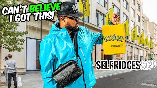 Pokemon Card Shopping at Selfridges London CANT BELIEVE I GOT THIS [upl. by Rheims]