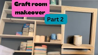 Craft Room Makeover DIY Organization amp Storage Ideas  Craft Space Transformation [upl. by Glass]