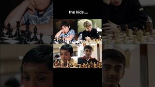 THE KIDS 💀shorts magnus prag hikaru gukesh viralvideo chesschampions chess [upl. by Ladnor]