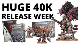 HUGE Warhammer 40K Release Wave  Angron Pricing World Eaters Space Marines  Arks of Omen [upl. by Conrade]