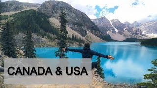 6 Mochileando América de norte a sur 🌎 Banff National ParkCA  Kootenai National ForestUSA [upl. by Ahsiruam471]