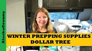 Winter Prepping Supplies Dollar Tree [upl. by Yolanda]