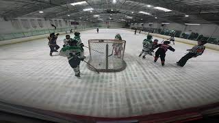 100624  Tri Valley Blue Devils 122 vs Fresno Jr Monsters 121 Period 3 Hockey [upl. by Aleuname697]