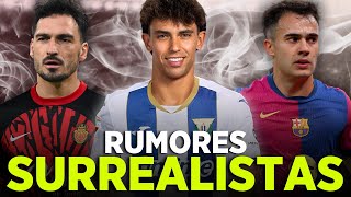 LOS RUMORES MÁS LOCOS DEL MERCADO DE FICHAJES DE LALIGA 2425 [upl. by Shelburne]