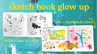 How to draw more amp improve your art ✧ A digital artists sketch book tour [upl. by Rialc]