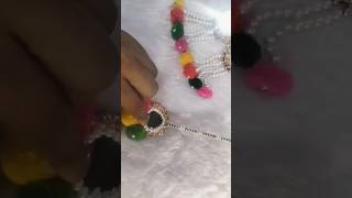 beautiful diy garba jwellery shorts trending diy handmade youtubeshorts [upl. by Heathcote]