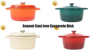 🔥Enamel Cast Iron Casserole Dish  in Stock  Raylon Enterprise [upl. by Maker]