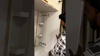 Pooja Mandir pocket door fitting Design shortvideo [upl. by Fernandina151]