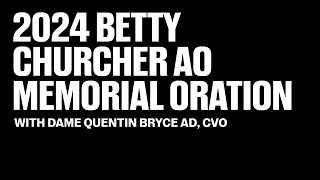 Auslan  Betty Churcher 2024 [upl. by Haret]