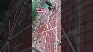 Pipe wiring installation RCC lentertrending newshorts newsong viralvideo youtubeshorts song [upl. by Suirrad331]