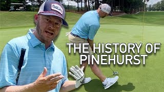 Playing and Learning about The History of Pinehurst No 1 4th Hole [upl. by Neerom]