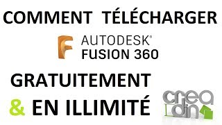 Comment télécharger FUSION 360 gratuitement et en illimité [upl. by Piselli127]