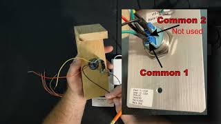 Keypad electromagnetic lock wiring tutorial [upl. by Learsiy]