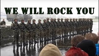 Swiss Army Dance  We Will Rock You [upl. by Akimrehs]