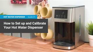 How to Setup amp Calibrate Your Hot Water Dispenser  Andrew James [upl. by Lebatsirc78]