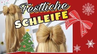 EINFACHE SCHLEIFE🎀auch für halblange Haare🎀coole Mädchen ZöpfeampFrisuren Tutorial [upl. by Anahgem]