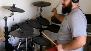 Simmons SD9K Electronic Drums  Free Style Jam [upl. by Phelgen]