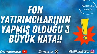 FON YATIRIMCISININ MUTLAKA Ä°ZLEMESÄ° GEREKEN Ã–NEMLÄ° BÄ°LGÄ°LER [upl. by Nevyar]