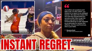 USA Today FIRES BACK at WNBA Players for TARGETING Reporter over Dijonai Caitlin Clark Incident [upl. by Priebe]