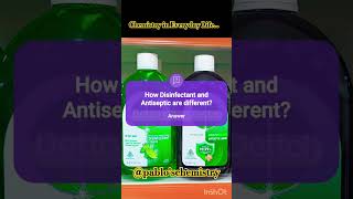 Antiseptic vs Disinfectsnt  Chemistry in everday life igrdients of dettol everydayscience [upl. by Farlie]