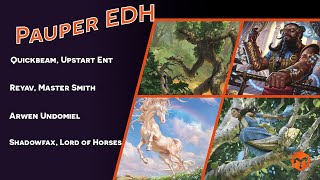 Pauper EDH  Quickbeam VS Reyav VS Arwen VS Shadowfax [upl. by Dlanigger]