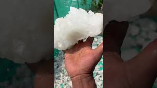 apophyllite cavansite amethyst stone crystals zeolite india reel healingcrystalsandstones [upl. by Atil]