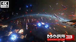 Mass Effect 3 Final Space Battle Legendary Edition 4K 60FPS Ultra HD [upl. by Etnaled968]