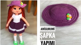 AMİGURUMİ ŞAPKA YAPIMI Amigurumi Hat tutorial eng subtitles on [upl. by Illib371]