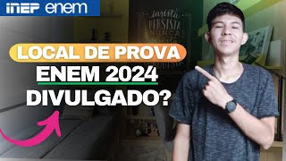 Como ver o local de prova do enem 2024 PASSO A PASSO  Locais de prova do ENEM 2024 divulgados [upl. by Aillicec]