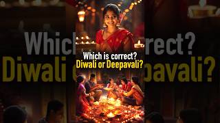 Diwali or Deepavali Which is correct 🤔 🤷🪔🪔 [upl. by Yrrek903]