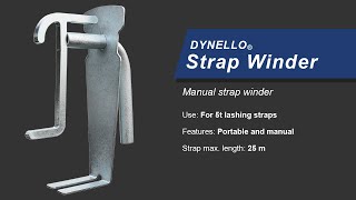 DYNELLO® Strap Winder  Up to 25 meter straps  Handheld and portable [upl. by Sumner]