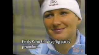 Winter Olympic Games Calgary 1988  interview Kania before 500 m [upl. by Hannah]