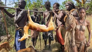 Incredible How Hadzabe Tribe Hunt to Survive in the WILD [upl. by Garrett981]