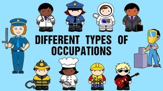 Different Types Of Occupations  Learning About Jobs And Professions For Kids  Preschool Learning [upl. by Osher]