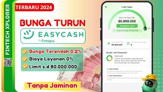 Pinjaman Online Bunga Rendah Tenor Panjang Easycash  Syarat dan Cara Pinjam Easycash Terbaru 2024 [upl. by Xer]