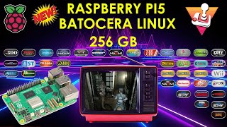 Raspberry PI5  Batocera linux 256 Gb release [upl. by Wheaton882]