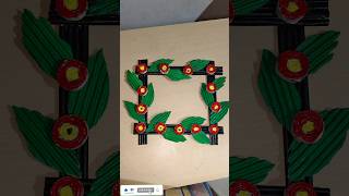 Paper wallhanging simple art diy [upl. by Kaleb]