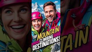 Top mountain climbing destinations around the world shorts mountainclimbing adventuretravel [upl. by Rhys]