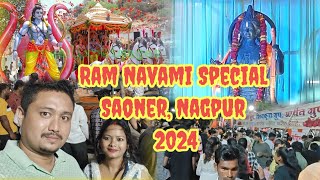 Ramnavmi Celebration in Saoner Nagpur 2024 jaishreeram [upl. by Elson]