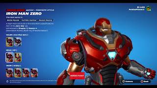 Iron Man ZERO BUNDLE I FORTNITE Battle Skin [upl. by Livia178]