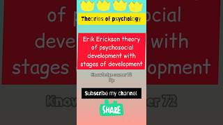 Erik Erickson theory of psychosocial developmentstages of developmenthandwrittennotesviralvideo [upl. by Valley]