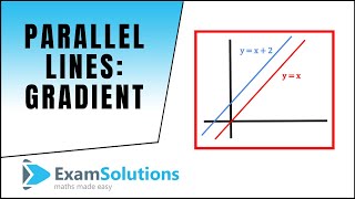 Parallel lines  Gradient  ExamSolutions [upl. by Zilef]