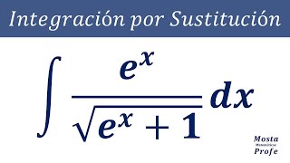 integral de ex  raíz cuadrada de 1ex Integración raiz en denominador por Sustitución 2 Métodos [upl. by Ahsinert242]