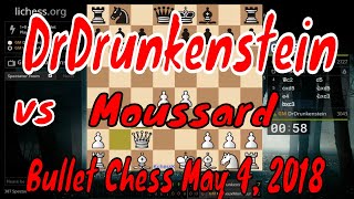 ♚ Magnus Carlsen DrDrunkenstein vs Jules Moussard UnVieuxMonsieur 🔥 Lichess org May 4 2018 [upl. by Ayouqes]