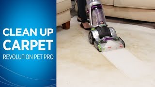 Deep Cleaning with theProHeat 2X® Revolution™ Pet Pro Carpet Cleaner  BISSELL [upl. by Scot]