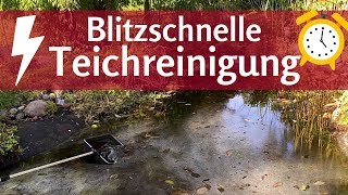 Teichreinigung in wenigen Minuten Der ultimative Teichschlammentferner [upl. by Ihsir945]