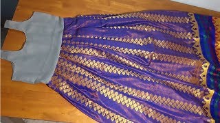 Silk long skirt with petticoat pattu pavadai [upl. by Alhahs383]