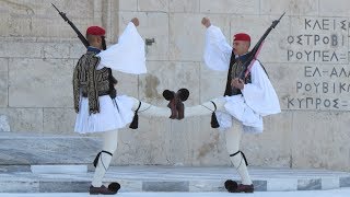 Changing of Guards Athens 2017 [upl. by Noswad]